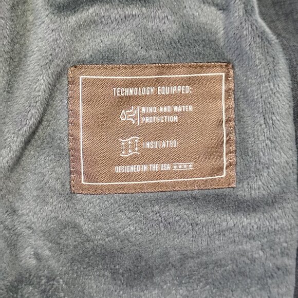 Ariat Mens Cruis Insulated Vest XL Gray 10024051 Fleece Lined Quilted Puffer - Picture 12 of 16